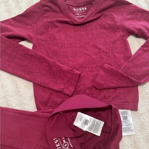 Guess Pink Cowl Neck Sweater